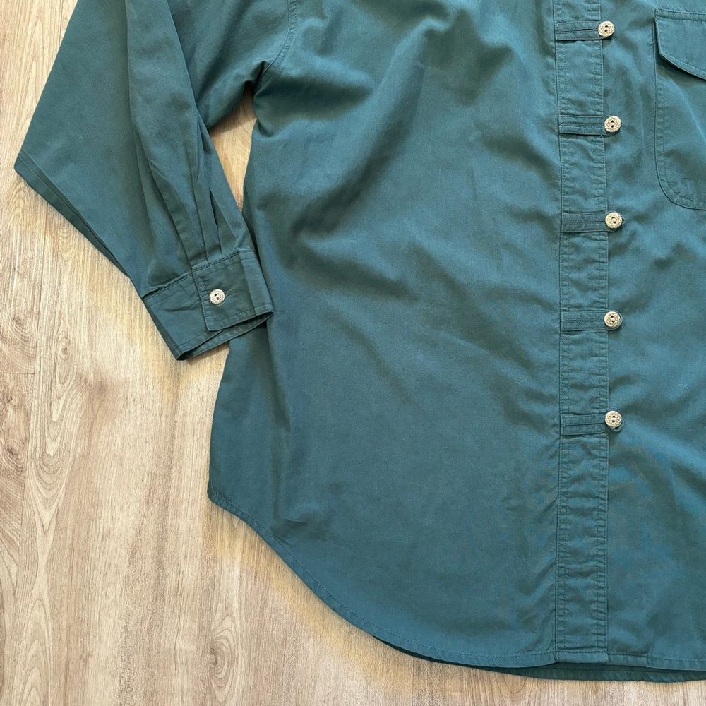 Cristina Vintage Long Sleeve Blouse Western Top Pocket Aztec Buttons Size Large - Picture 2 of 11